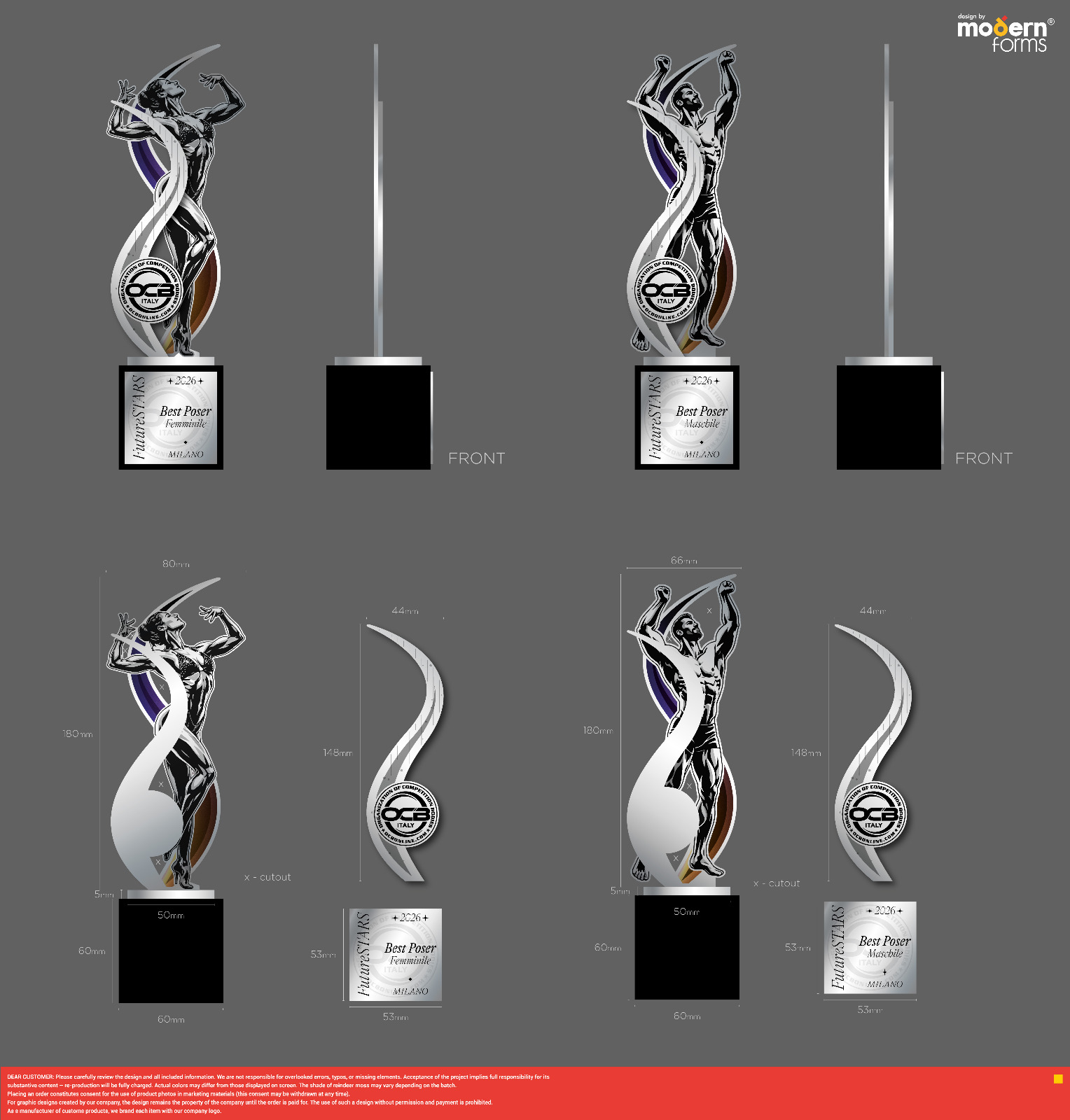 Trofeo Best Poser — fase intermedia