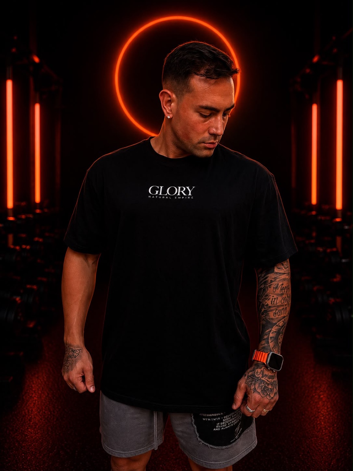T-Shirt Glory Natural Empire — fronte: lockup GLORY Natural Empire