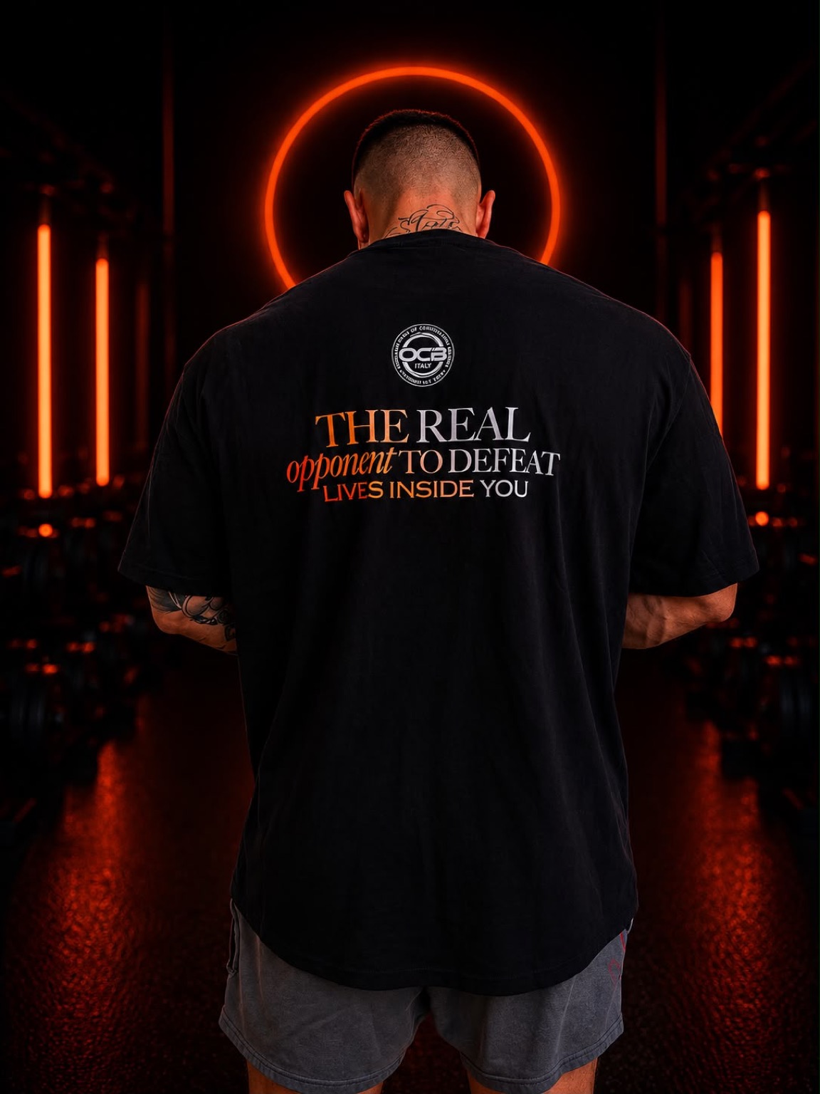 T-Shirt Glory Natural Empire — retro: The real opponent to defeat lives inside you