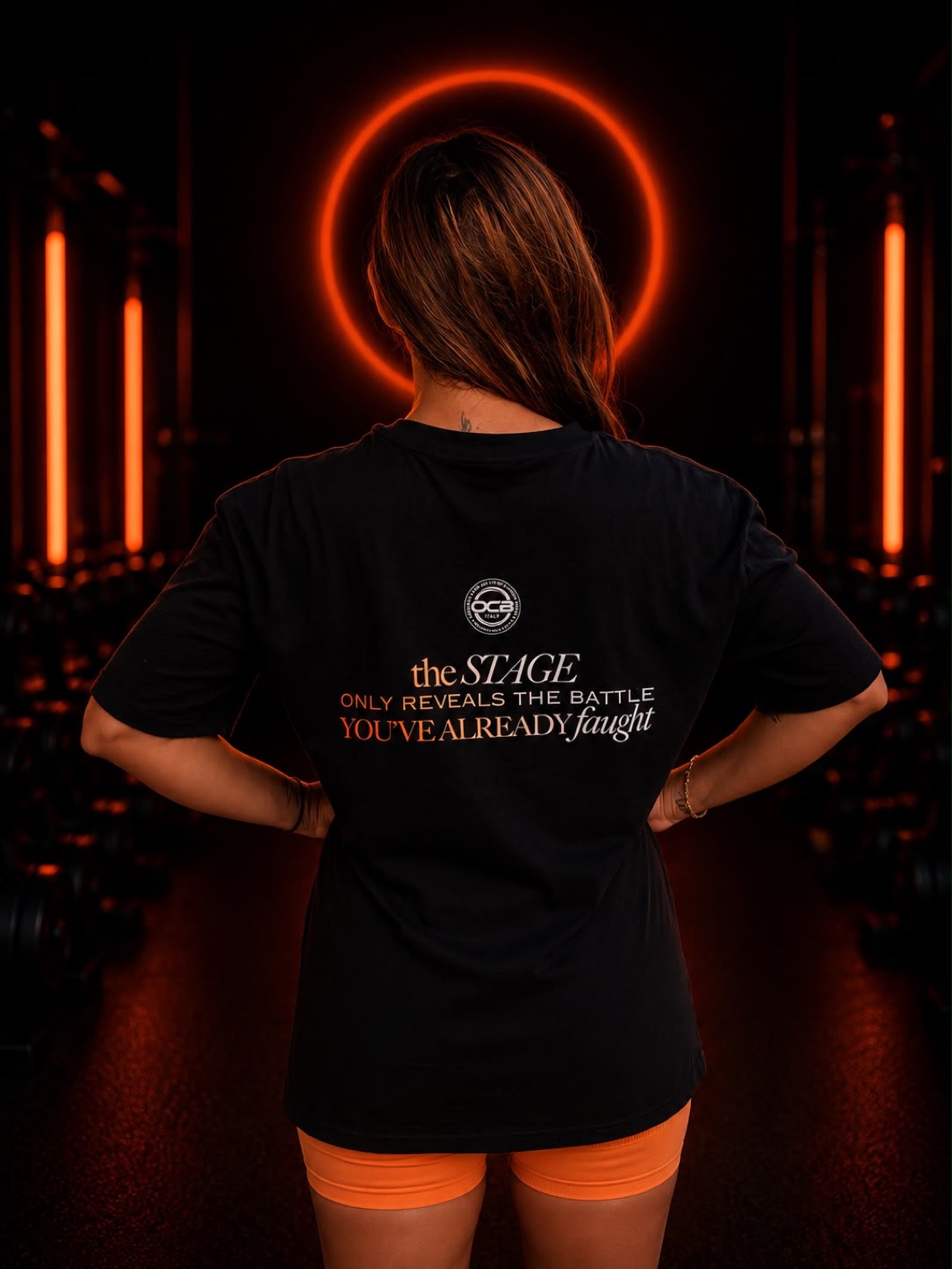 T-Shirt Glory Natural Empire — retro: The stage only reveals the battle you've already fought
