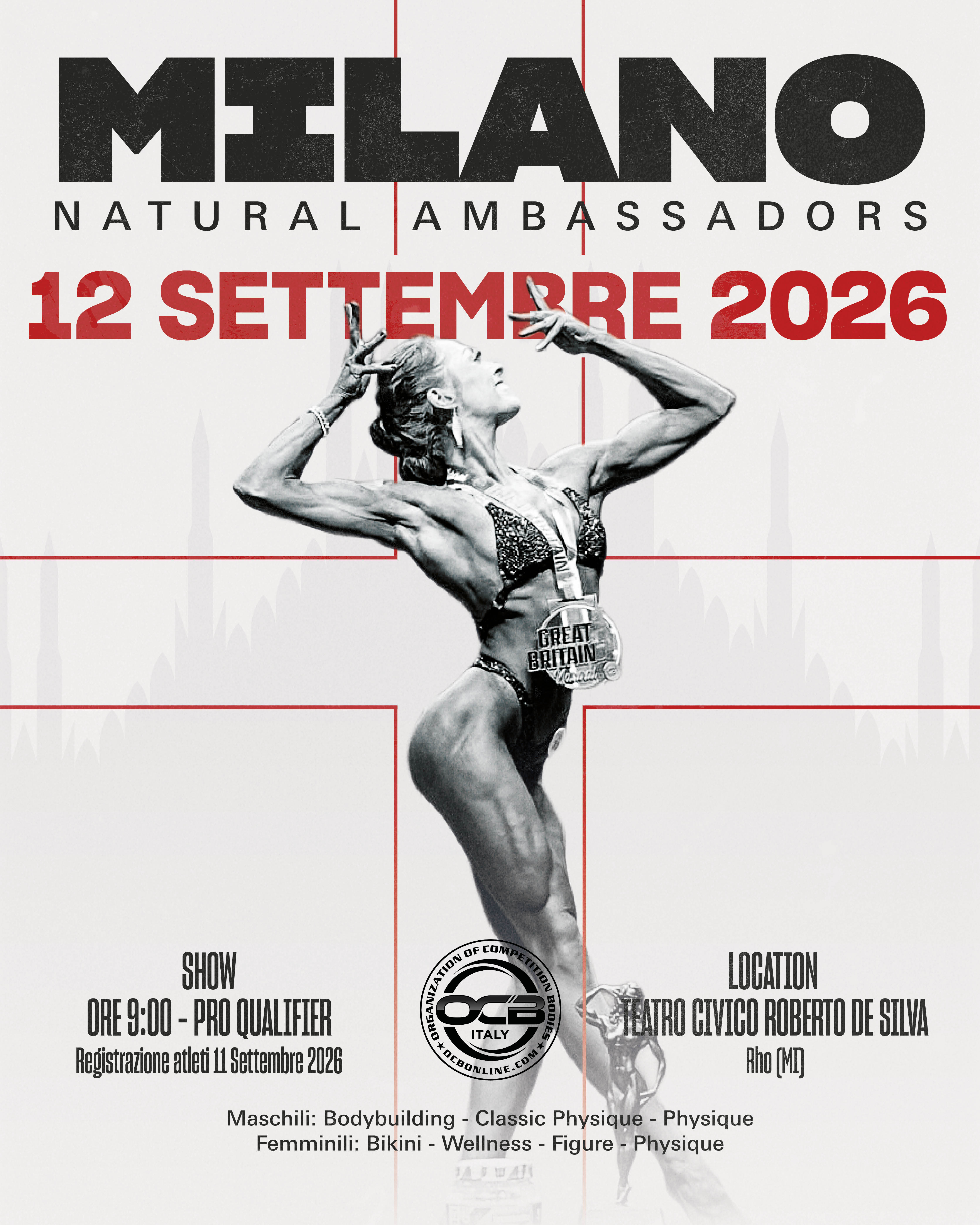 OCB Milano Natural Ambassadors 2026 — locandina ufficiale